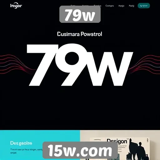 Análise da evolução do design no site 79w
