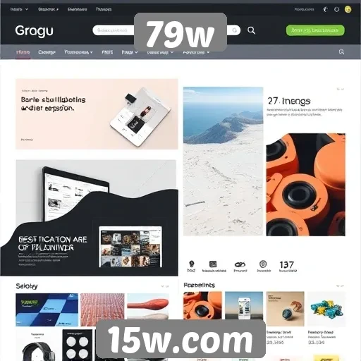 A evolução do design gráfico no site 79w