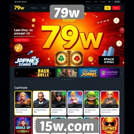 Análise da interface do site 79w para jogos online